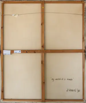 Jessica Vogel - Gemengde techniek op doek, My match is made (Zeer groot) kopen? Bied vanaf 1!