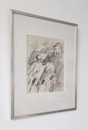 Jan Sierhuis - Twee figuren aan zee kopen? Bied vanaf 90!