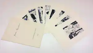 AcheterJeroen Hermkens - Linogravures, Map met 8 linogravures Paris? Enchérissez de 90!