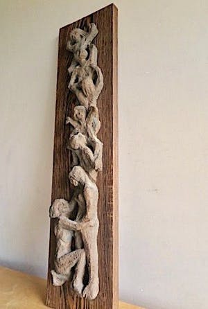 Klaas Pijlman - Familie - Sculpture van chamotteklei - Annotatie kunstenaar op achterzijde kopen? Bied vanaf 49!