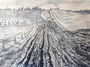 Arend Hendriks - Landschap veluwe. verkocht voor € 55!