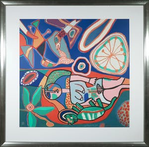 Corneille - Zeefdruk, Musique du printemps II - Ingelijst (Groot) kopen? Bied vanaf 250!