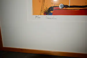 Theo Koster - Zeefdruk Nr. 90 - Connection - Ingelijst kopen? Bied vanaf 75!