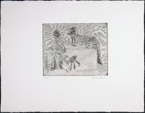 Lucebert - Ets, Zonder titel kopen? Bied vanaf 120!