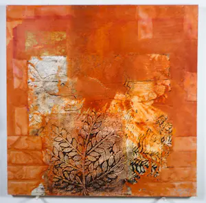 Chabab Tayefeh Mohajer - Gemengde techniek op paneel, Zonder titel kopen? Bied vanaf 70!