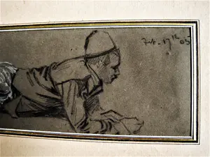 Jean Veber - Frankrijk omstreeks 1900 Pastel - liggende man met Fez - gesigneerd kopen? Bied vanaf 38!