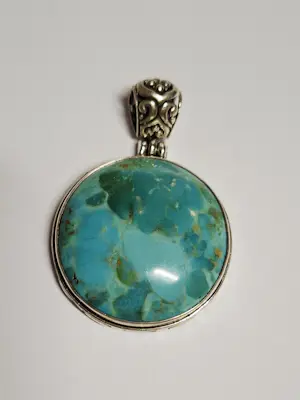 Nieuwe zilveren hanger met turkoois kopen? Bied vanaf 70!