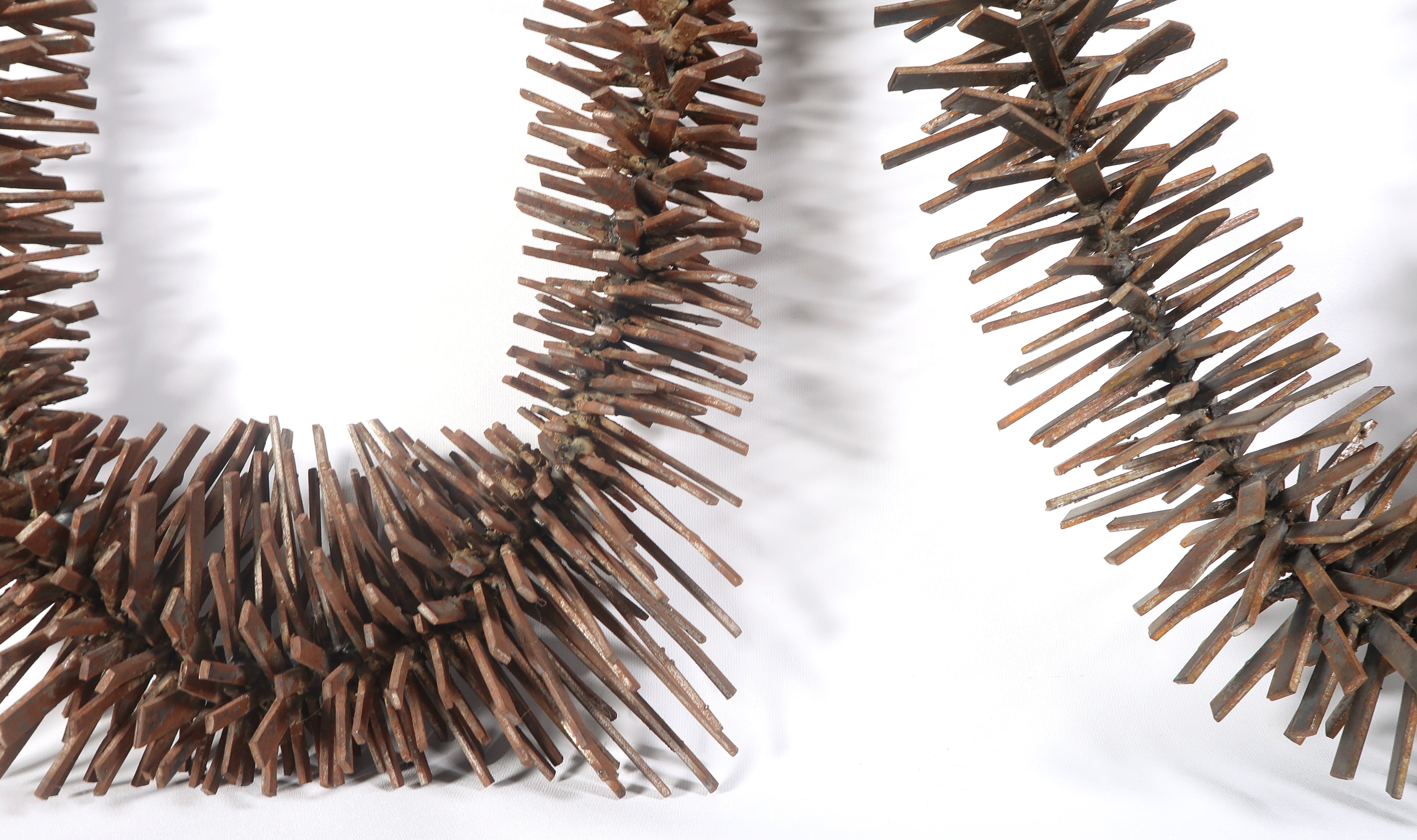 Henny van der Meer - Wandobjecten van gelast staal, Tweeluik kopen? Bied vanaf 100!