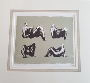Henry Moore - Four Reclining Figures kopen? Bied vanaf 800!