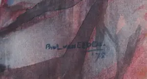 Paul van Eeden - Aquarel, Naakt op de rug gezien kopen? Bied vanaf 1!