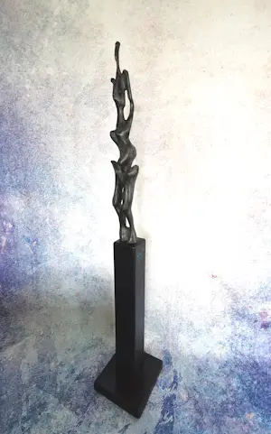 Ety Bagchus - Etienne groot Brons abstract sculptuur Apeldoorn - Lommel kopen? Bied vanaf 800!