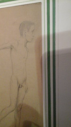 Niet of onleesbaar gesigneerd - Studie mannelijk naakte, circa 1900. kopen? Bied vanaf 1!