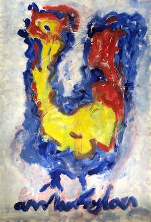 Anton Heyboer - Kip verkocht voor € 150!