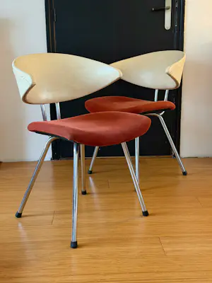 Gebroeders De Wit - 2x Vintage 7211 “Mickey” Stoel kopen? Bied vanaf 250!