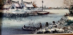 Niet of onleesbaar gesigneerd - Winter aan de plas kopen? Bied vanaf 1!