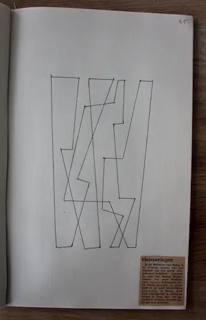 Siep van den Berg - collage/stifttekening - 1976 kopen? Bied vanaf 50!