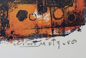 Wim Motz - Litho 'Morning land' - 1956 kopen? Bied vanaf 35!