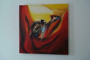 Gena - zeer fraai abstract werk kopen? Bied vanaf 125!