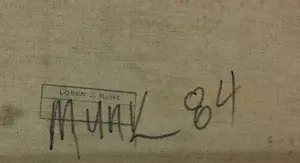 Loren Munk - Gemengde techniek op doek, Ab-ex power (Zeer groot) kopen? Bied vanaf 1!