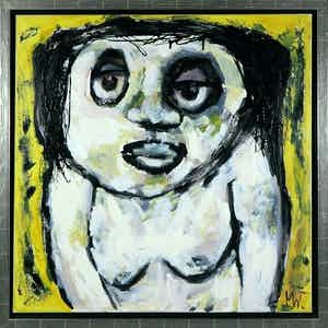 Martin van Wordragen - Olieverf op doek, Trees in bad - Ingelijst (Groot) verkocht voor € 300!