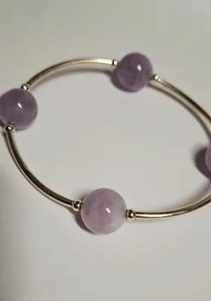 Nieuwe zilveren armband met Amethist edelsteen kopen? Bied vanaf 35!