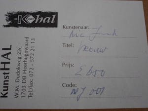 Nic Jonk - Zeefdruk. Titel, "Vrouw". kopen? Bied vanaf 120!