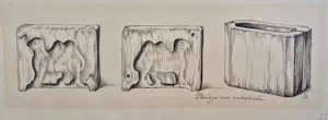 Anton Pieck - Originele krijttekening - gemonogrammeerd kopen? Bied vanaf 395!