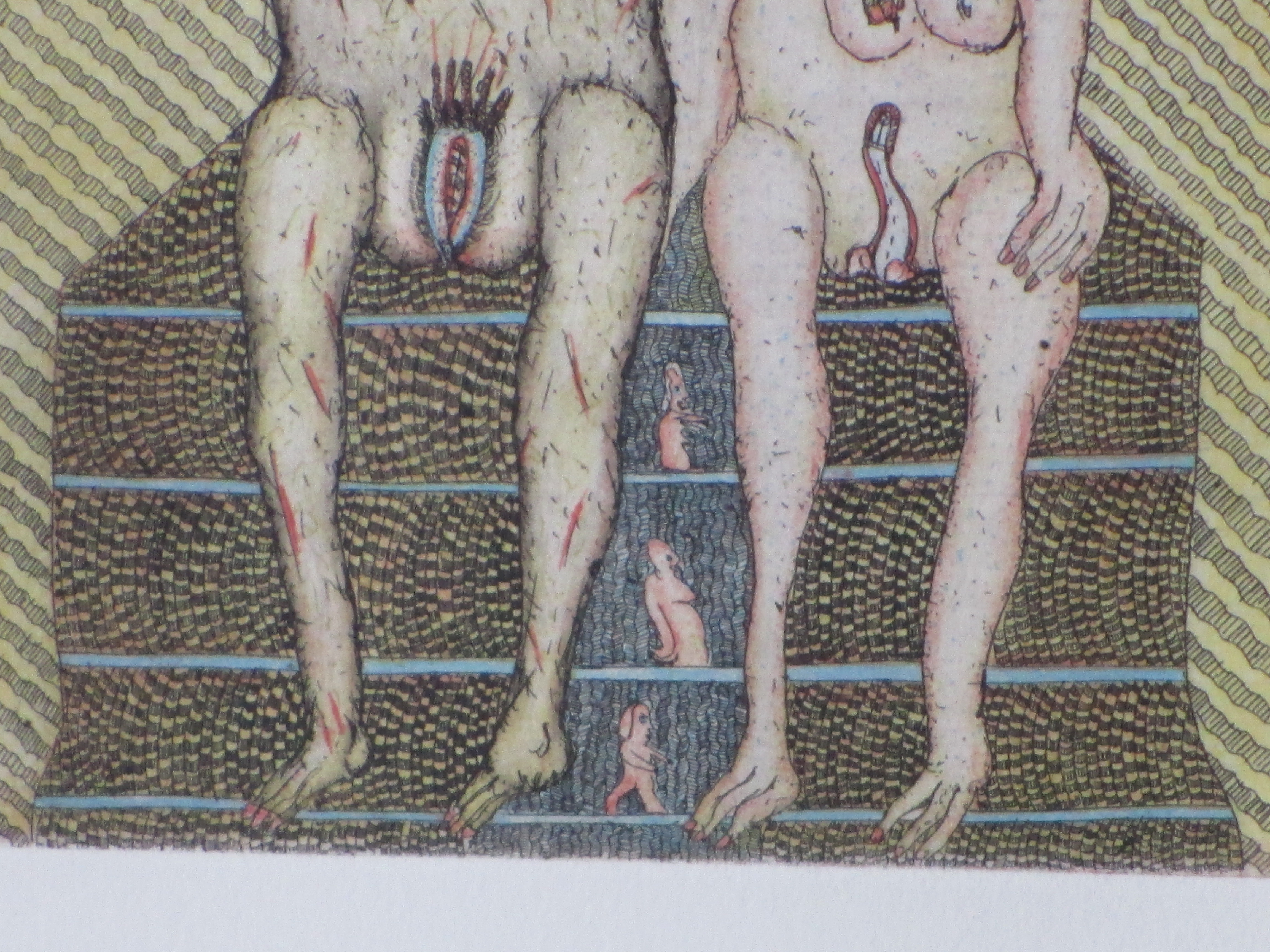 Felix Waske - Amoureus koppel - Kleurets kopen? Bied vanaf 40!