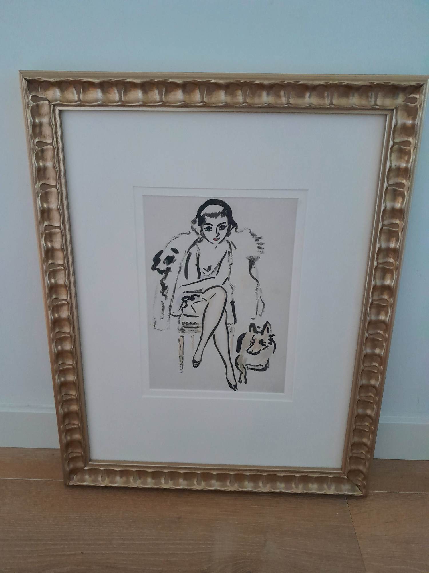Kees van Dongen - Meisje met de hond verkocht voor € 475!
