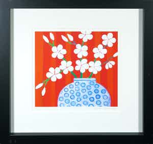 Mariska Meijers - Zeefdruk, Zonder titel - Ingelijst verkocht voor € 50!