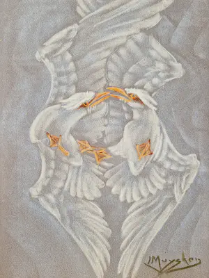 Leo Muysken - Zeldzame art-deco pastel van Beeldhouwer, schilder, cineast en dierentemmer! kopen? Bied vanaf 58!