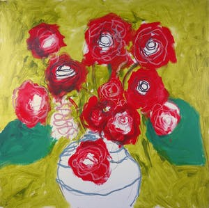 Rachid Ben Ali - Acryl op doek, Zonder titel (Groot) kopen? Bied vanaf 250!