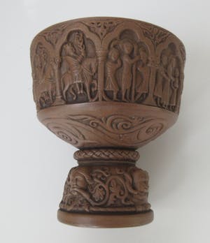 Hjorth Keramiek - Art Nouveau Ceramic Baptist Goblet kopen? Bied vanaf 38!