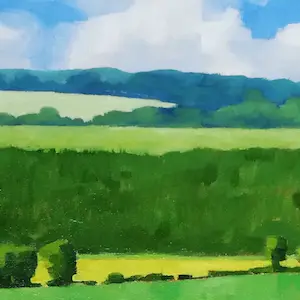 Willem Visser - Eifellandschap 04 kopen? Bied vanaf 130!