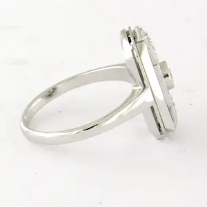 ART DECO 14k gouden ring met briljant en single cut geslepen diamant tot. 0.20ct kopen? Bied vanaf 360!