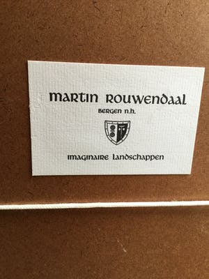 Martin Rouwendaal - C4726-17- Imaginaire landschappen - rood kopen? Bied vanaf 75!