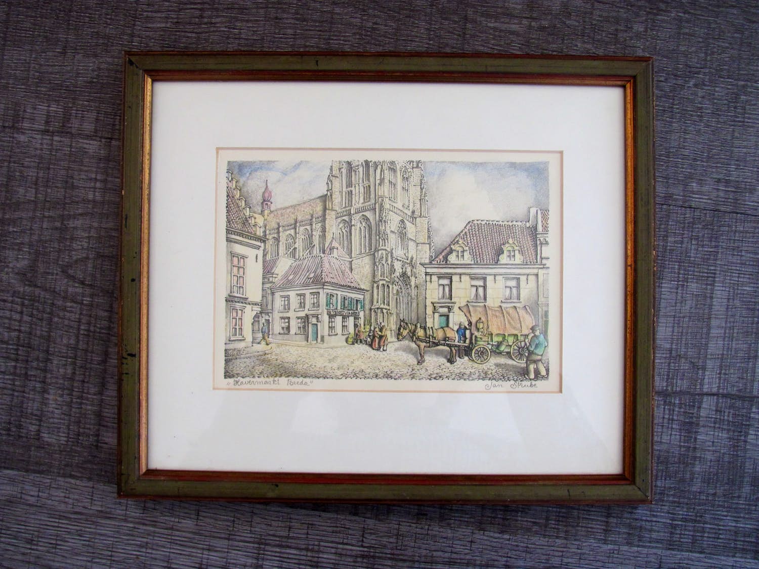Jan Strube - Havermarkt Breda verkocht voor € 35!