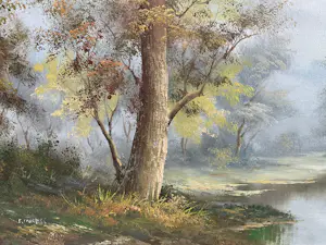 Clara Davis Inness - Droomlandschap. kaufen? Bieten Sie von 35!