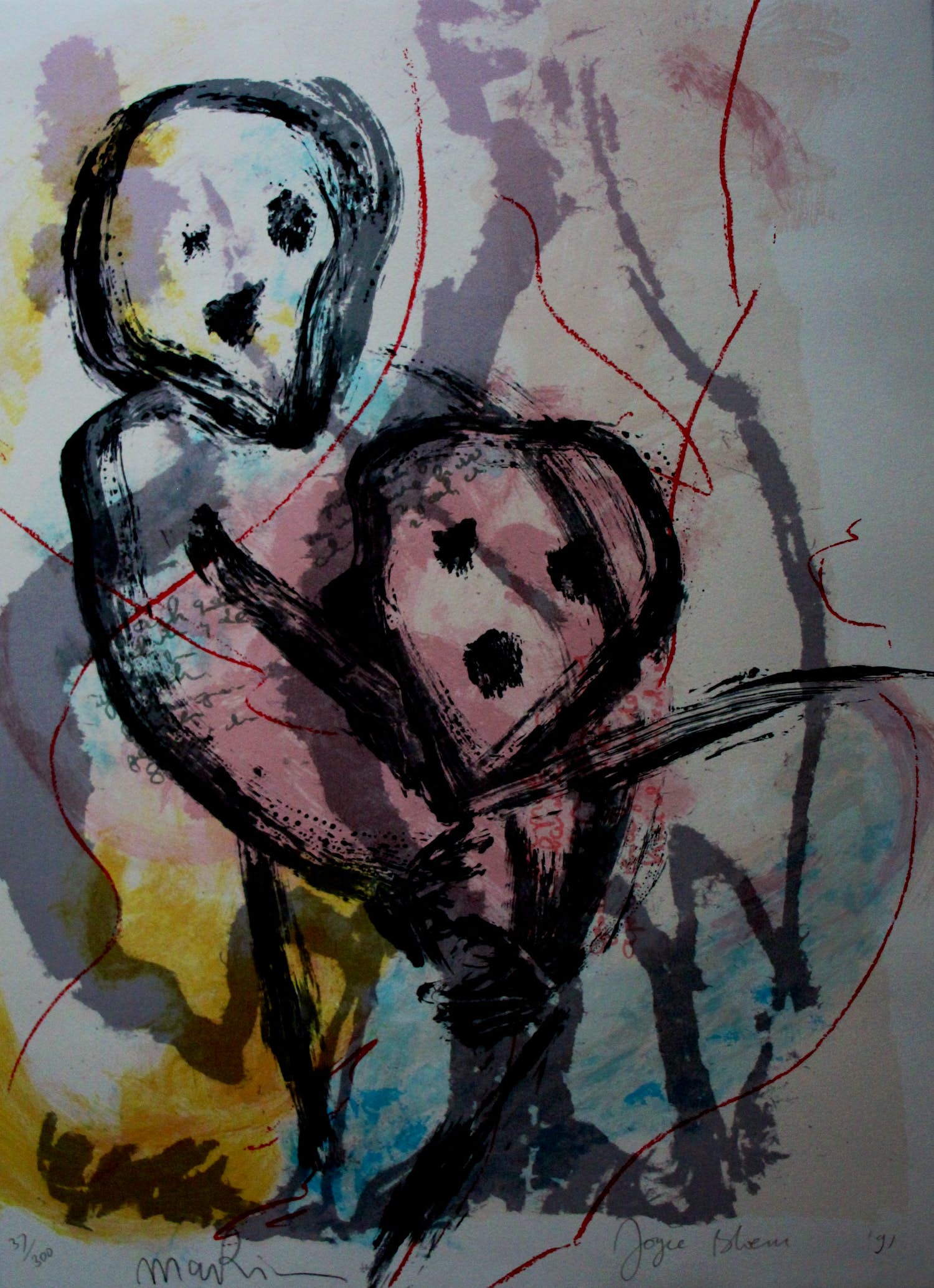 Joyce Bloem - Litho - 1991 verkocht voor € 59!