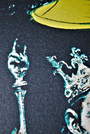 Niet of onleesbaar gesigneerd - gesigneerde E.A. kleurenlitho [Salvador Dali?] kopen? Bied vanaf 1!