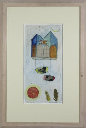 Ellen van Toor - en Susan Schildkamp, Handbewerkte ets en collage - Ingelijst kopen? Bied vanaf 1!