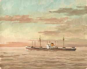 Herman Bosboom - Schip op zee verkocht voor € 65!