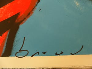 Herman Brood - “Zebra” - kleuren zeefdruk, gesigneerd, oplage 100 kopen? Bied vanaf 175!