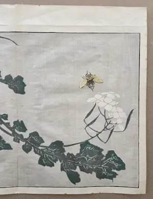 Katsushika Hokusai - Houtdruk. Bij en bloesem. kopen? Bied vanaf 59!