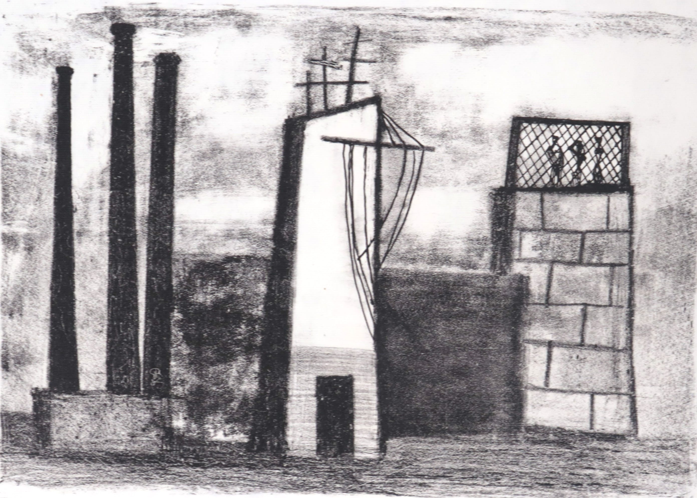 Guus de Ruiter - Litho, Uitzicht kopen? Bied vanaf 1!