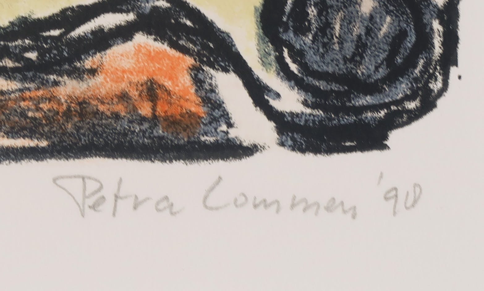 Petra Lommen - Litho, Zonder titel kopen? Bied vanaf 1!