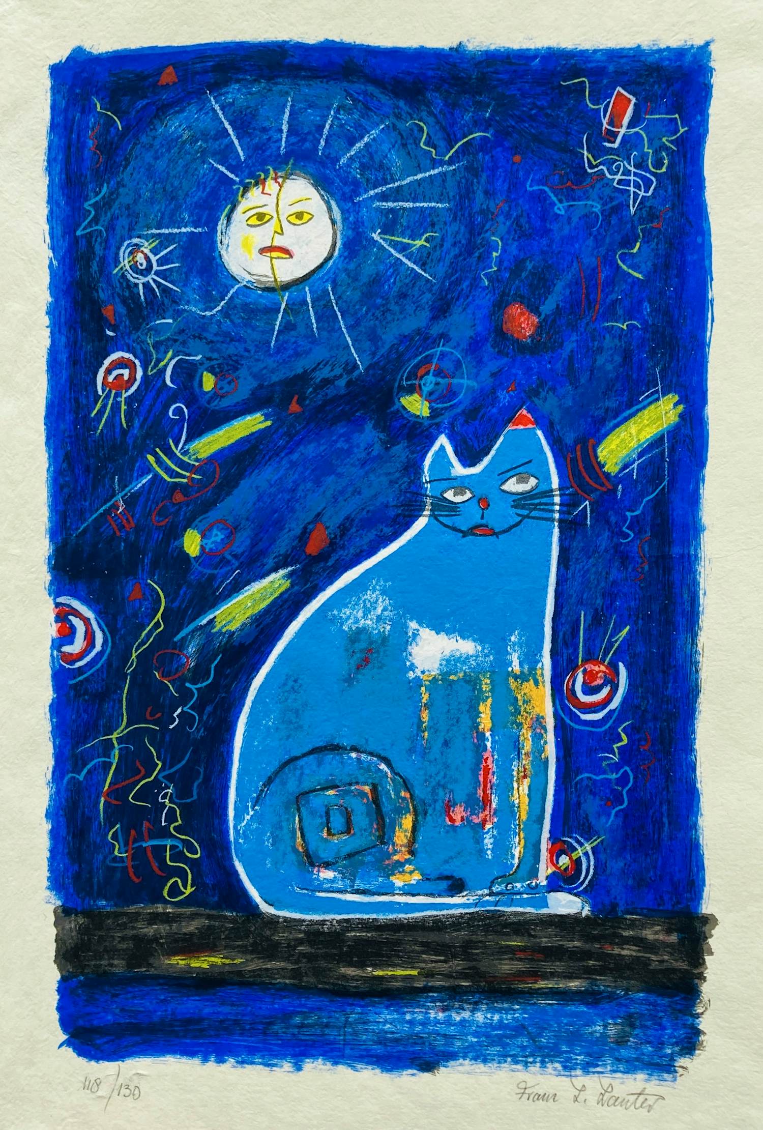 Franz Lauter - De blauwe kat kopen? Bied vanaf 65!