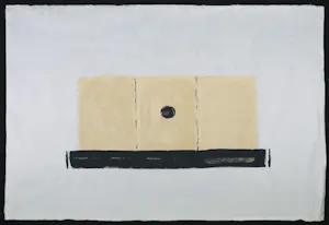 Niet of onleesbaar gesigneerd - Collage / inkt op papier, Zonder titel kopen? Bied vanaf 1!