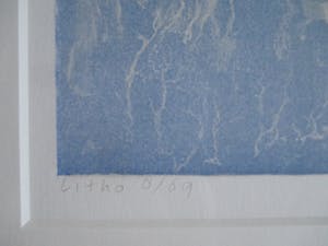 Lon Buttstedt - Ingelijste Litho "Himalaya Blues IV" kopen? Bied vanaf 55!