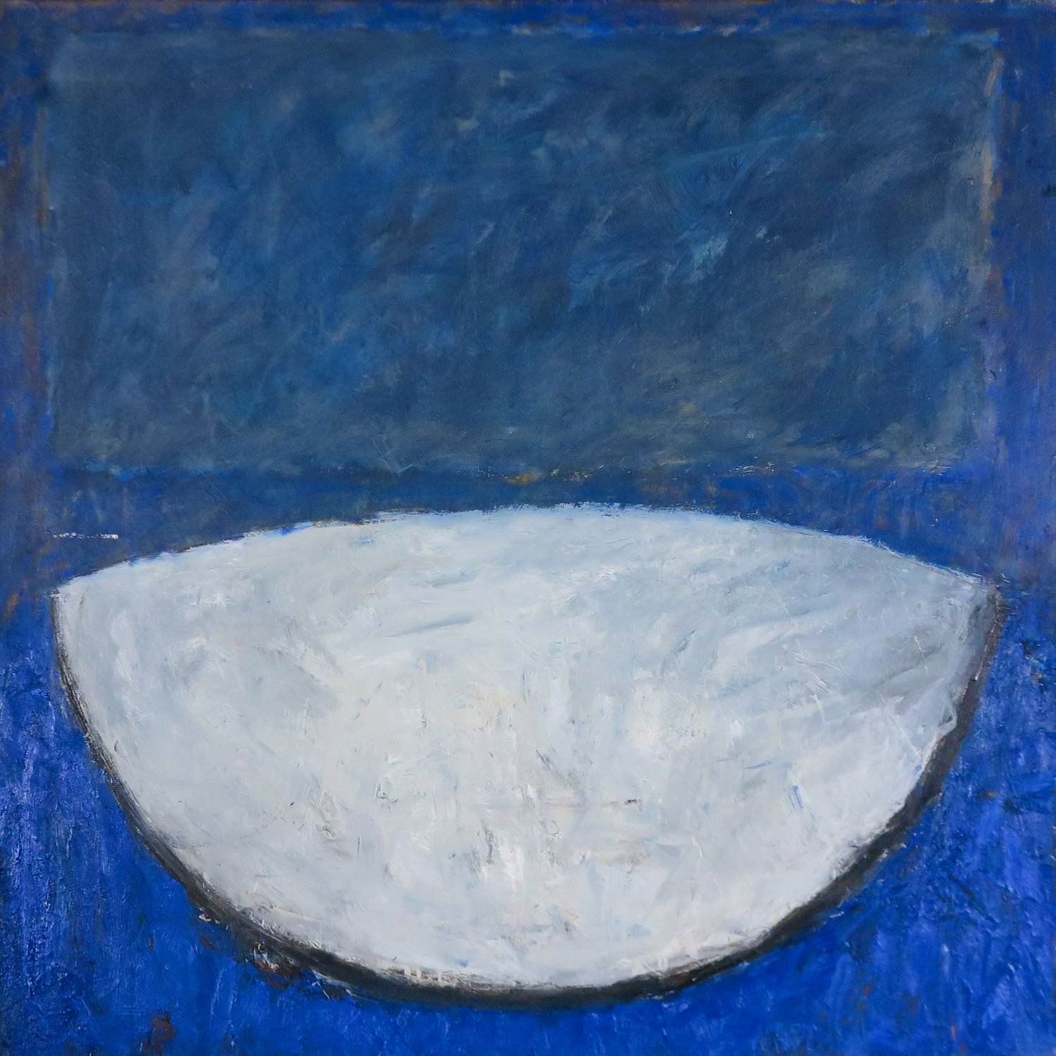 Thomas Ankum - Olieverf op doek, Zonder titel (Zeer groot) verkocht voor € 350!